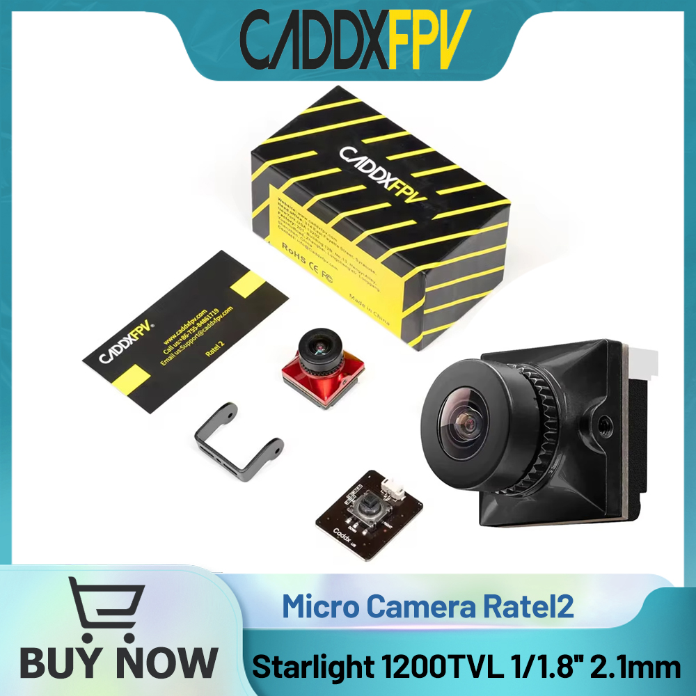 Drone Racing Camera - CADDX Micro FPV Telecamera Ratel 2